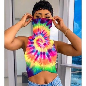 Tie Dye Tank and MasK